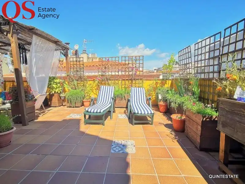Terraza de Piso de alquiler en Blanes con Aire acondicionado, Calefacción y Terraza