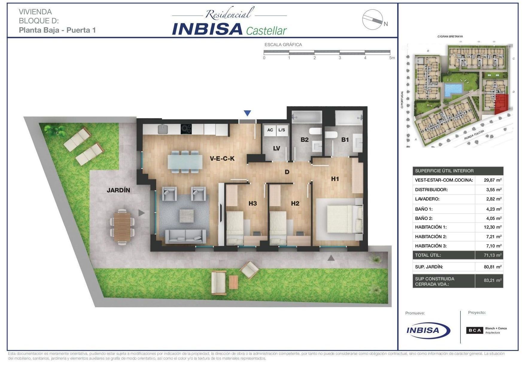 Flat for sale in Castellar del Vallès  with Private garden, Parquet flooring and Terrace