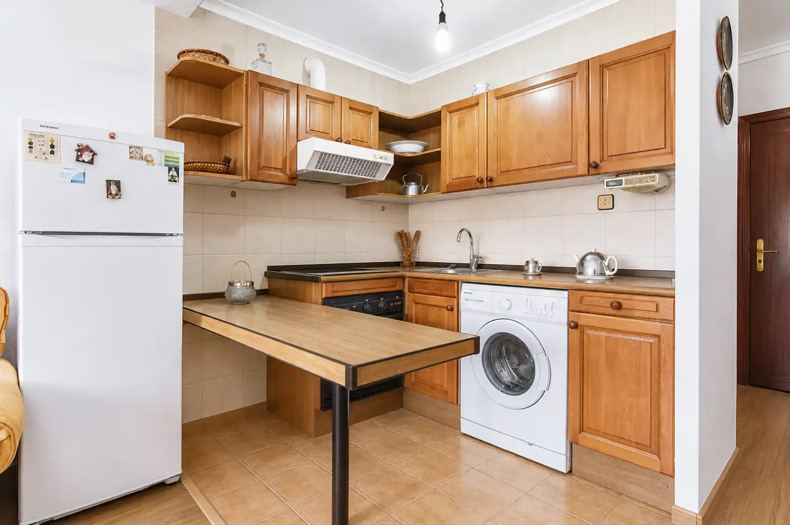 Kitchen of Flat for sale in Oviedo   with Heating, Storage room and Furnished