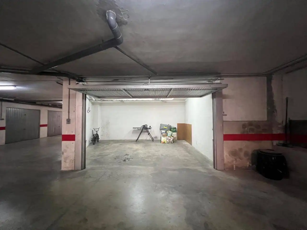 Parking of Flat for sale in Castalla  with Air Conditioner, Storage room and Furnished