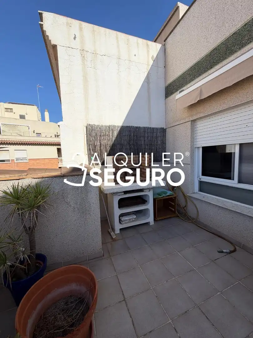 Terrassa de Àtic de lloguer en Burriana / Borriana amb Aire condicionat, Calefacció i Moblat