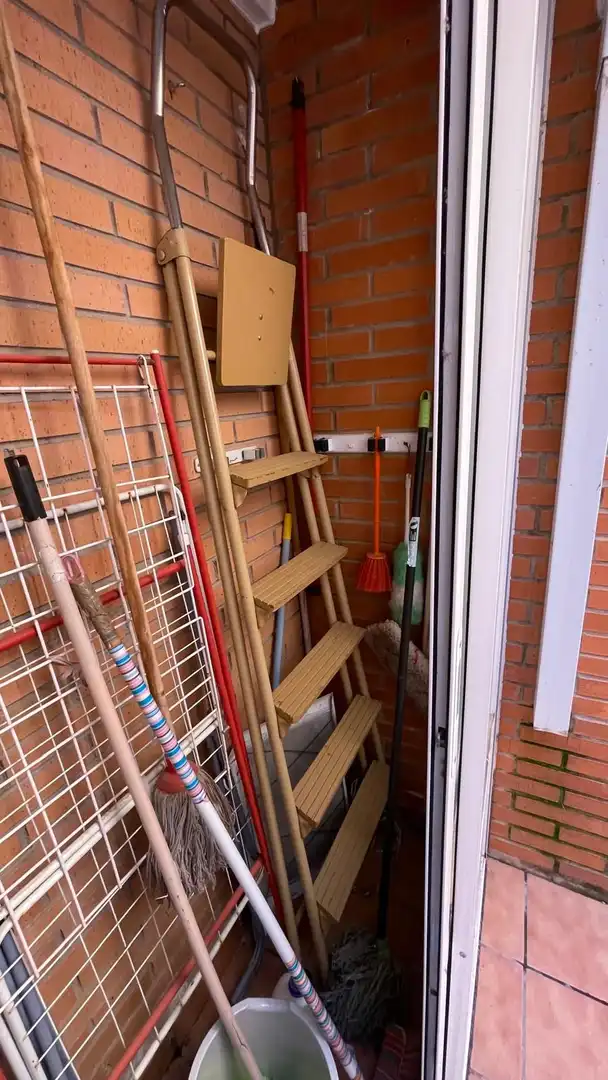 Balcony of Apartments for rent in Ciudad Real  with Air Conditioner, Heating and Furnished