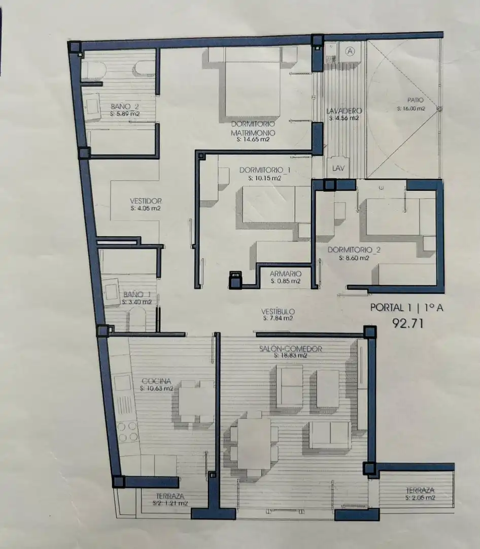 Wohnung mit Aufzug zum Verkauf in Martos, imagen 3