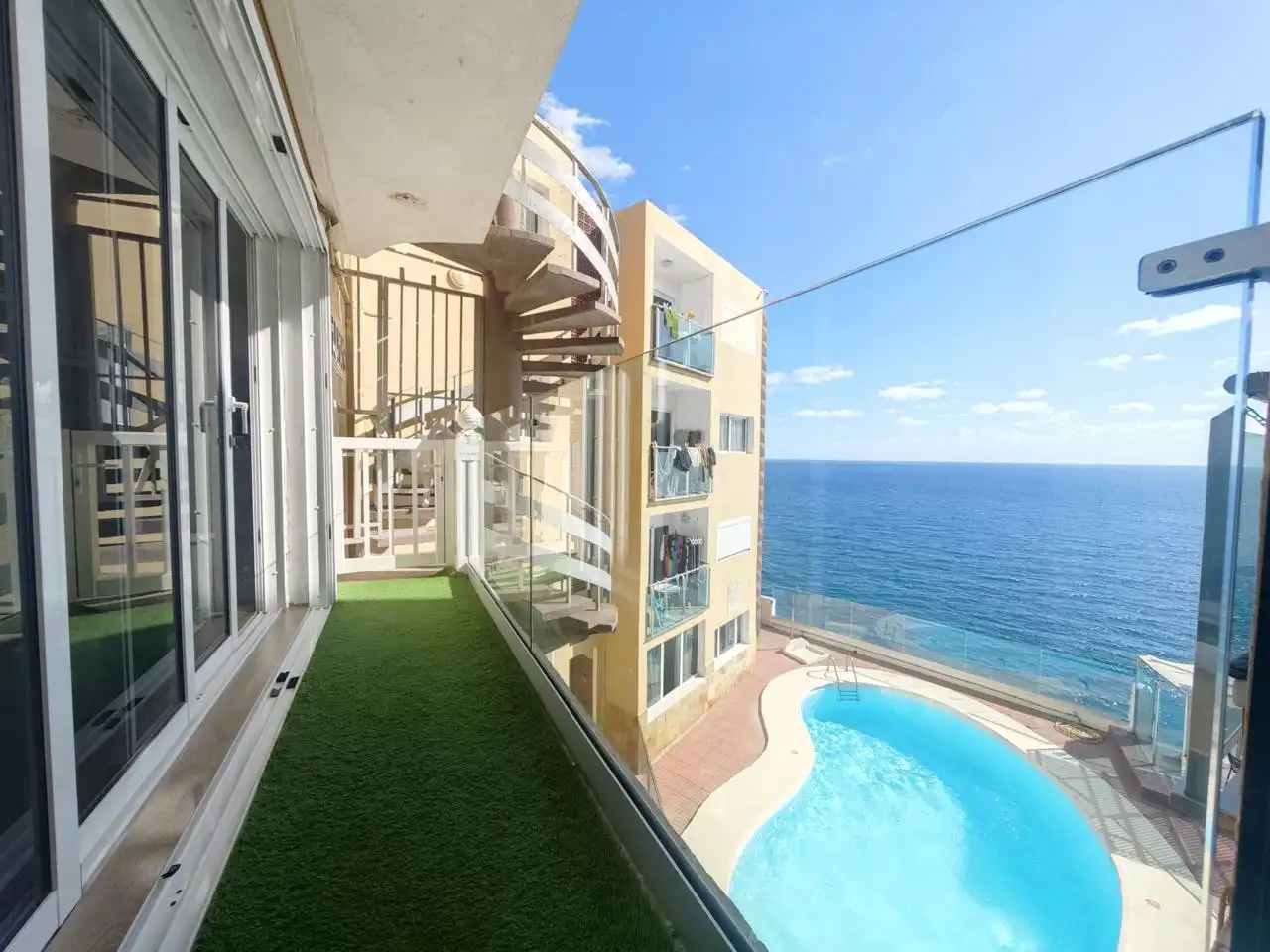 Schwimmbecken von Wohnung zur Miete in San Bartolomé de Tirajana mit Terrasse, Möbliert und Balkon