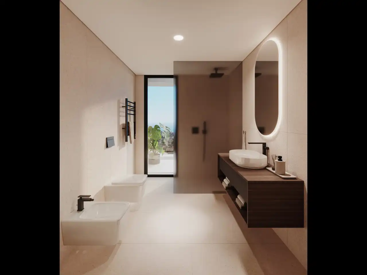 Baño de Casa o chalet en venta en Marbella con Aire acondicionado, Calefacción y Jardín privado