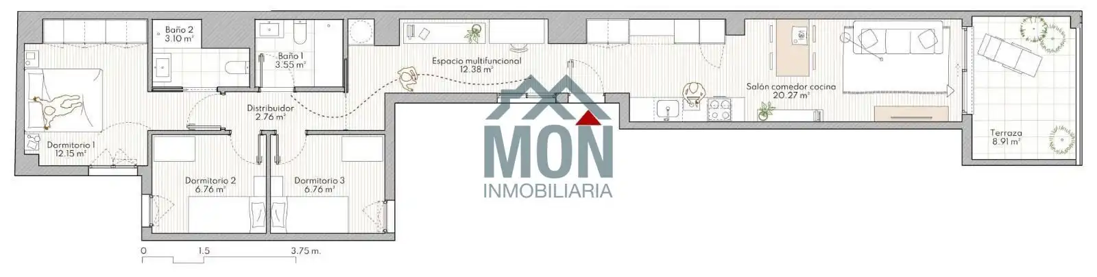 Appartement avec terrasse à vendre à Benetússer, imagen 19