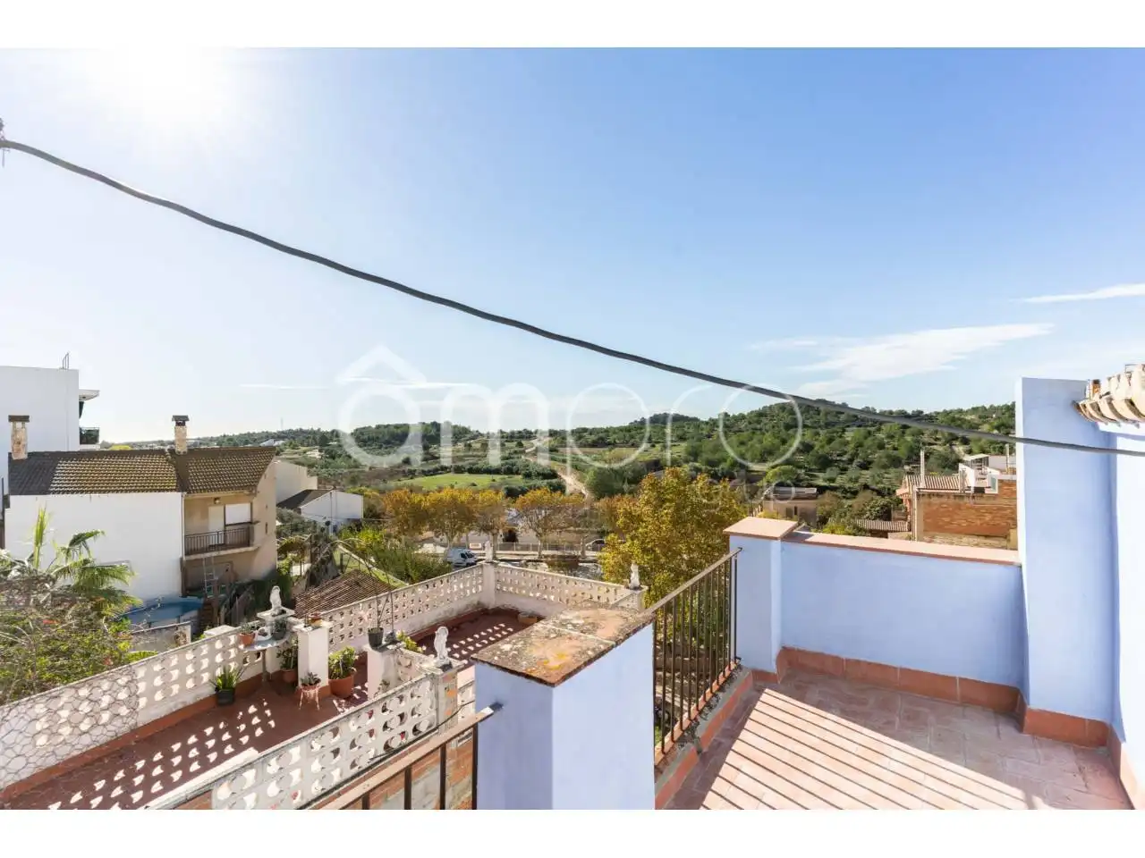 Vista exterior de Finca rústica en venda en La Pobla de Montornès   amb Jardí privat i Terrassa