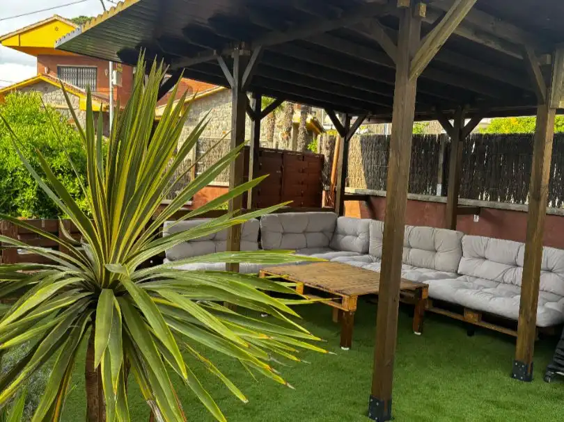 Terraza de Casa o chalet para compartir en Lliçà d'Amunt con Jardín privado, Terraza y Piscina
