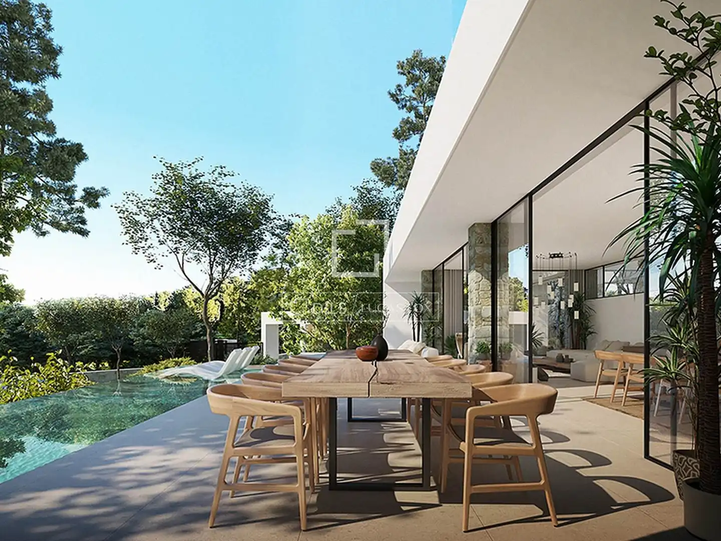 Terraza de Casa o chalet en venta en Santa Eulària des Riu