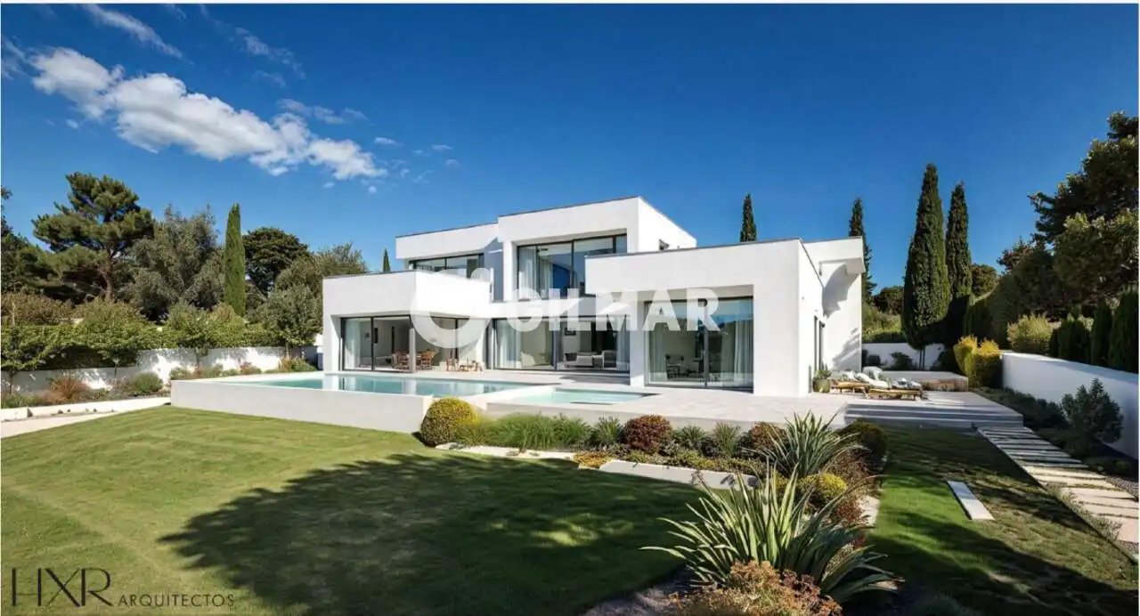 Vista exterior de Casa o xalet en venda en Monte Rozas