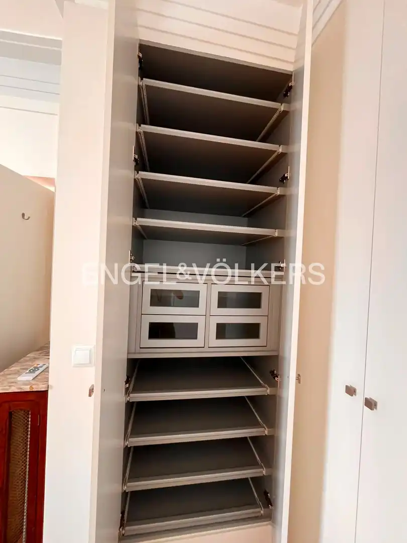 Kitchen of Flat for rent in Madrid  with Air Conditioner and Heating