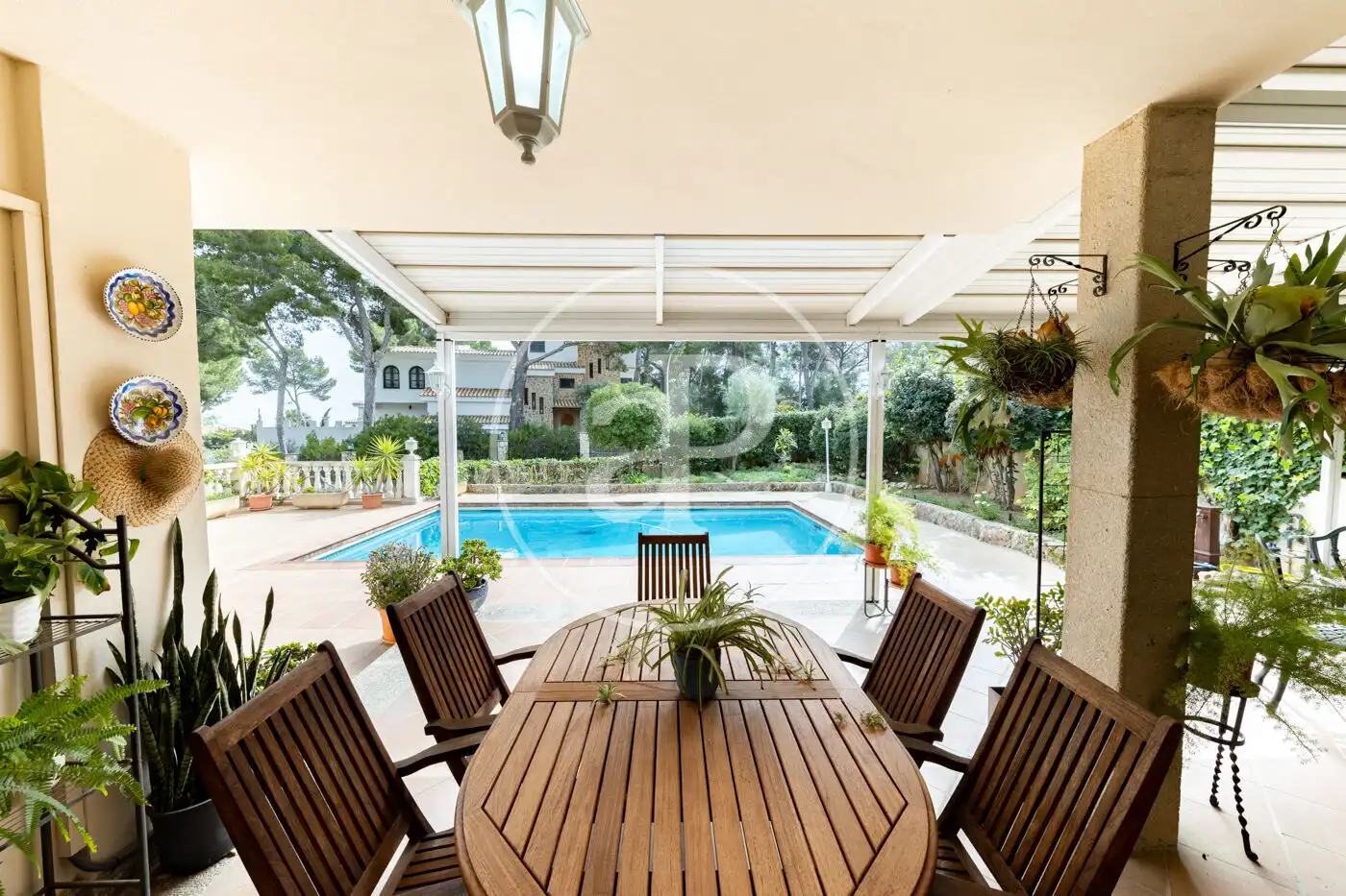 Terrassa de Casa o xalet en venda en Calvià amb Aire condicionat, Calefacció i Jardí privat