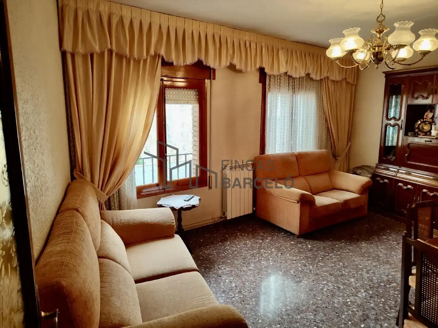 Sala de estar de Casa adosada en venta en Tauste
