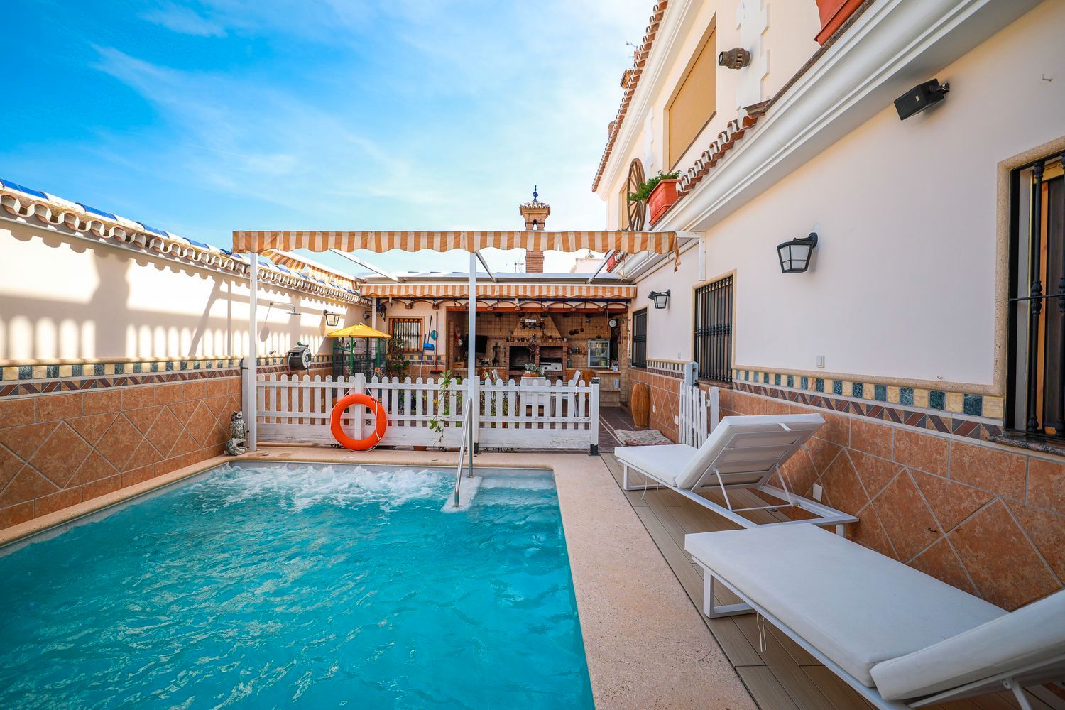 Piscina de Casa o xalet en venda en Pizarra amb Aire condicionat, Calefacció i Jardí privat