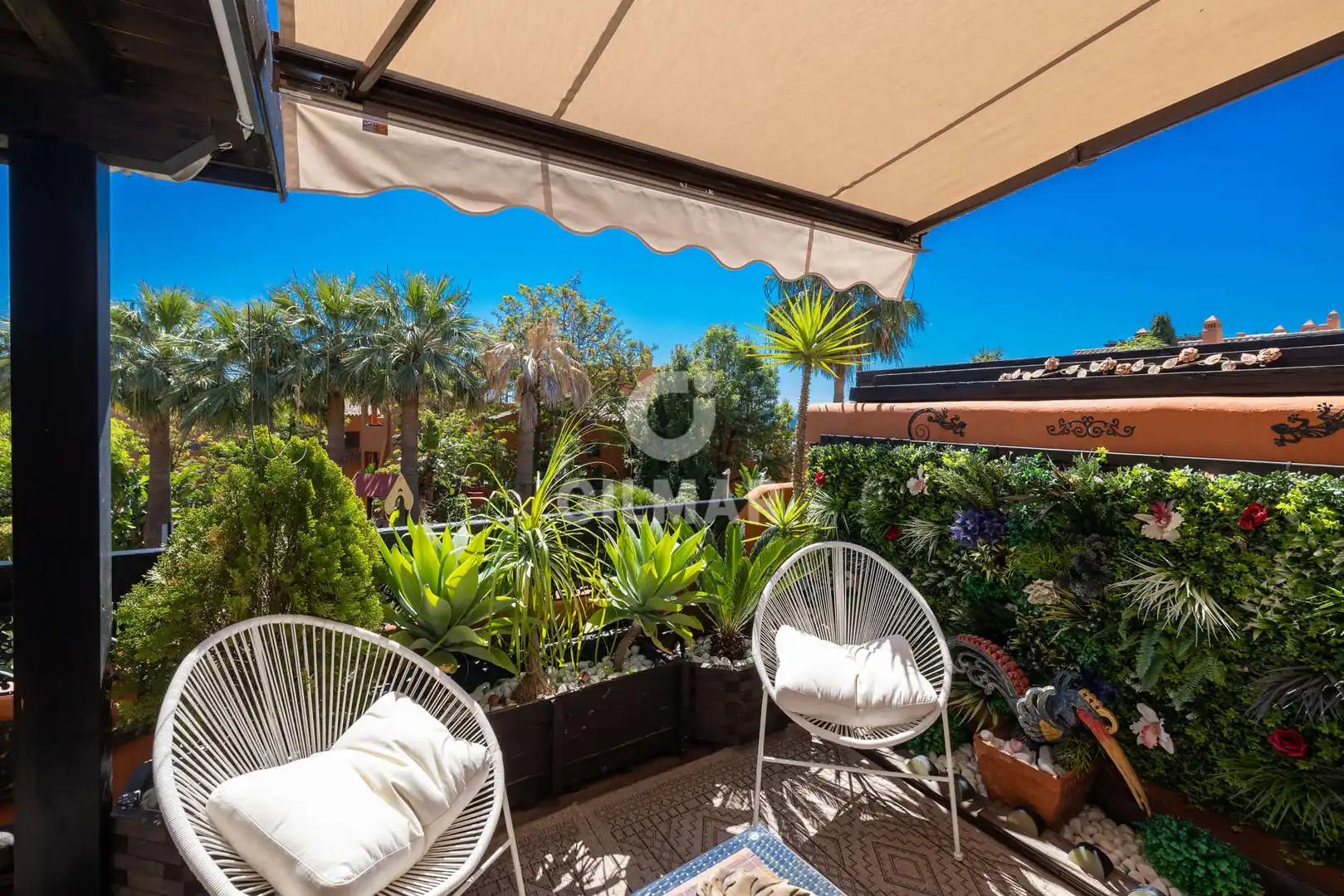 Terraza de Apartamento en venta en Estepona con Calefacción, Jardín privado y Trastero