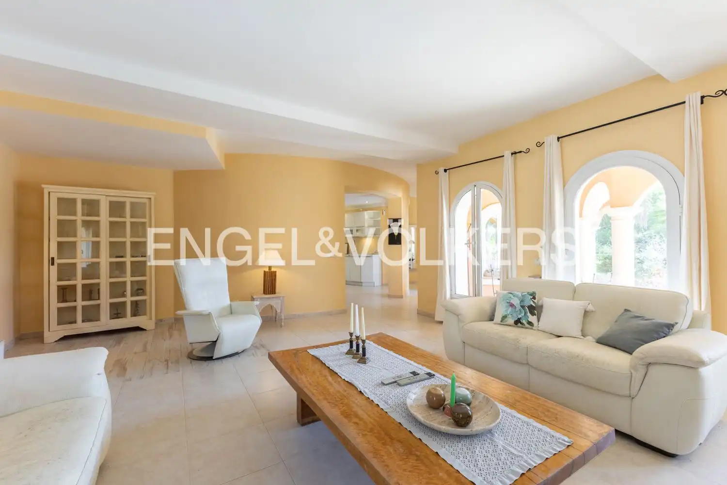 Sala de estar de Casa o chalet en venta en Jávea / Xàbia con Aire acondicionado, Calefacción y Jardín privado
