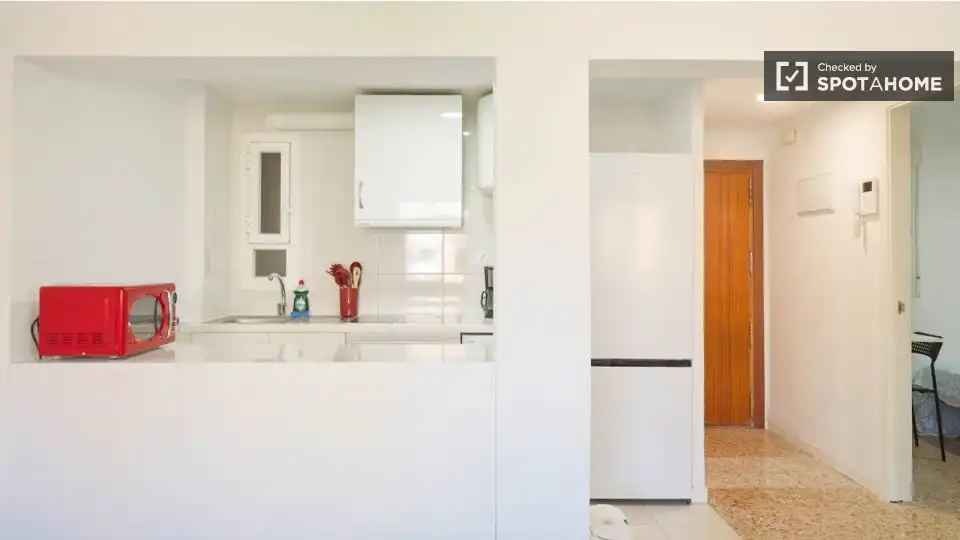 Küche von Wohnung zur Miete in Madrid mit Klimaanlage, Heizung und Möbliert