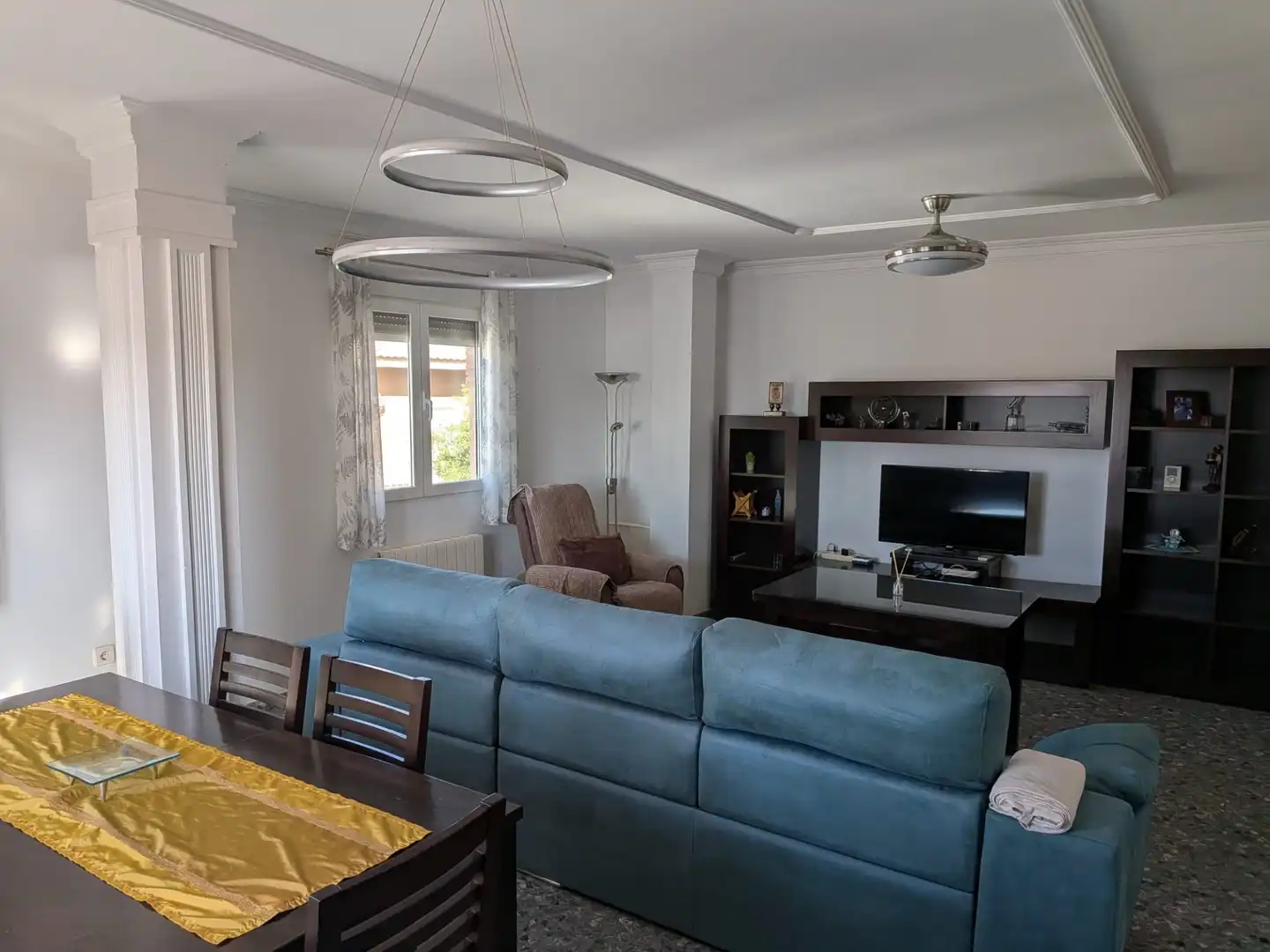 Living room of Flat for rent in Alhendín  with Air Conditioner, Heating and Terrace