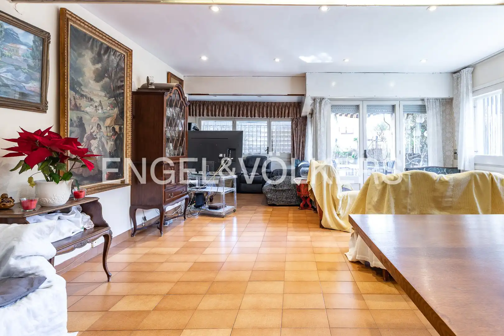 Sala d'estar de Apartament en venda en Premià de Dalt amb Calefacció, Jardí privat i Terrassa