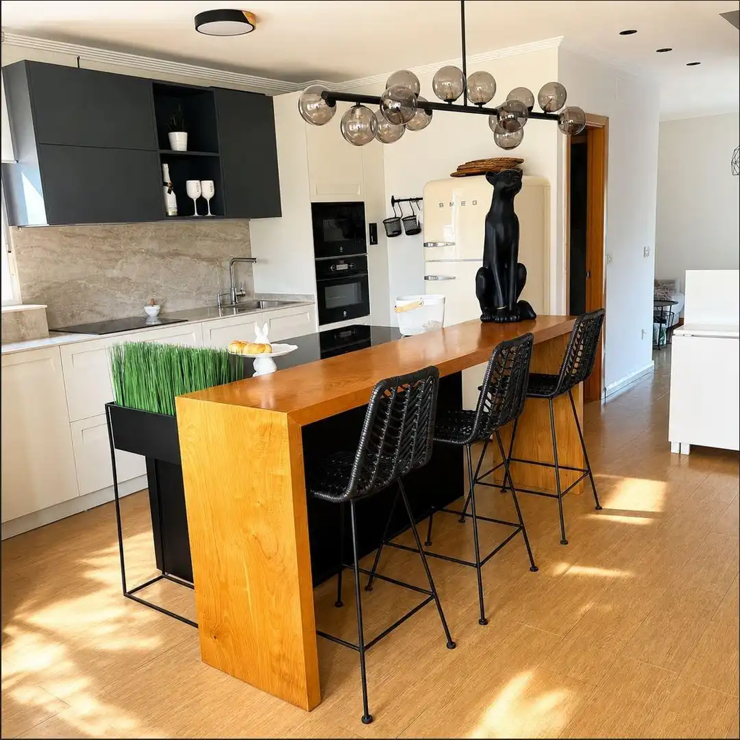 Cocina de Casa adosada en venta en Polanco con Calefacción, Jardín privado y Terraza