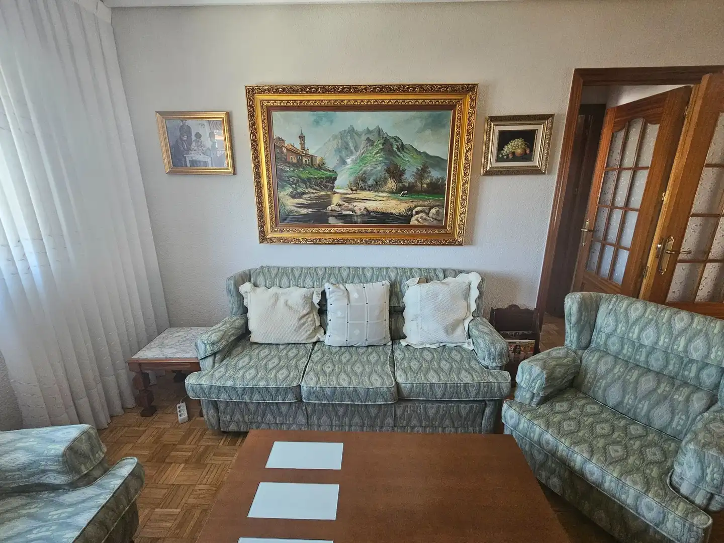 Sala de estar de Piso de alquiler en Madrid con Calefacción