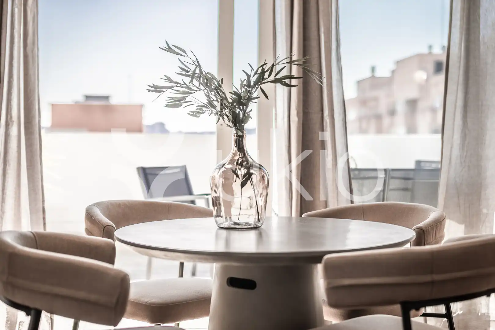 Esszimmer von Wohnungen zur Miete in Madrid mit Klimaanlage, Heizung und Terrasse