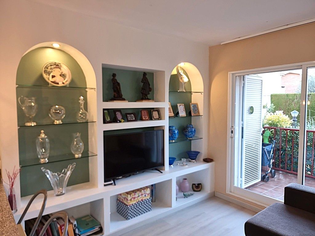 Wohnzimmer von Wohnungen zum Verkauf in Cambrils mit Klimaanlage, Parkett und Terrasse