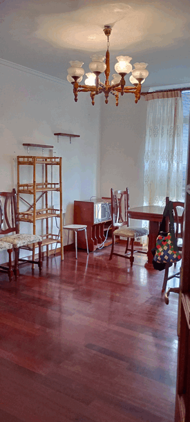 Dining room of Flat for sale in Monforte de Lemos  with Heating, Parquet flooring and Storage room