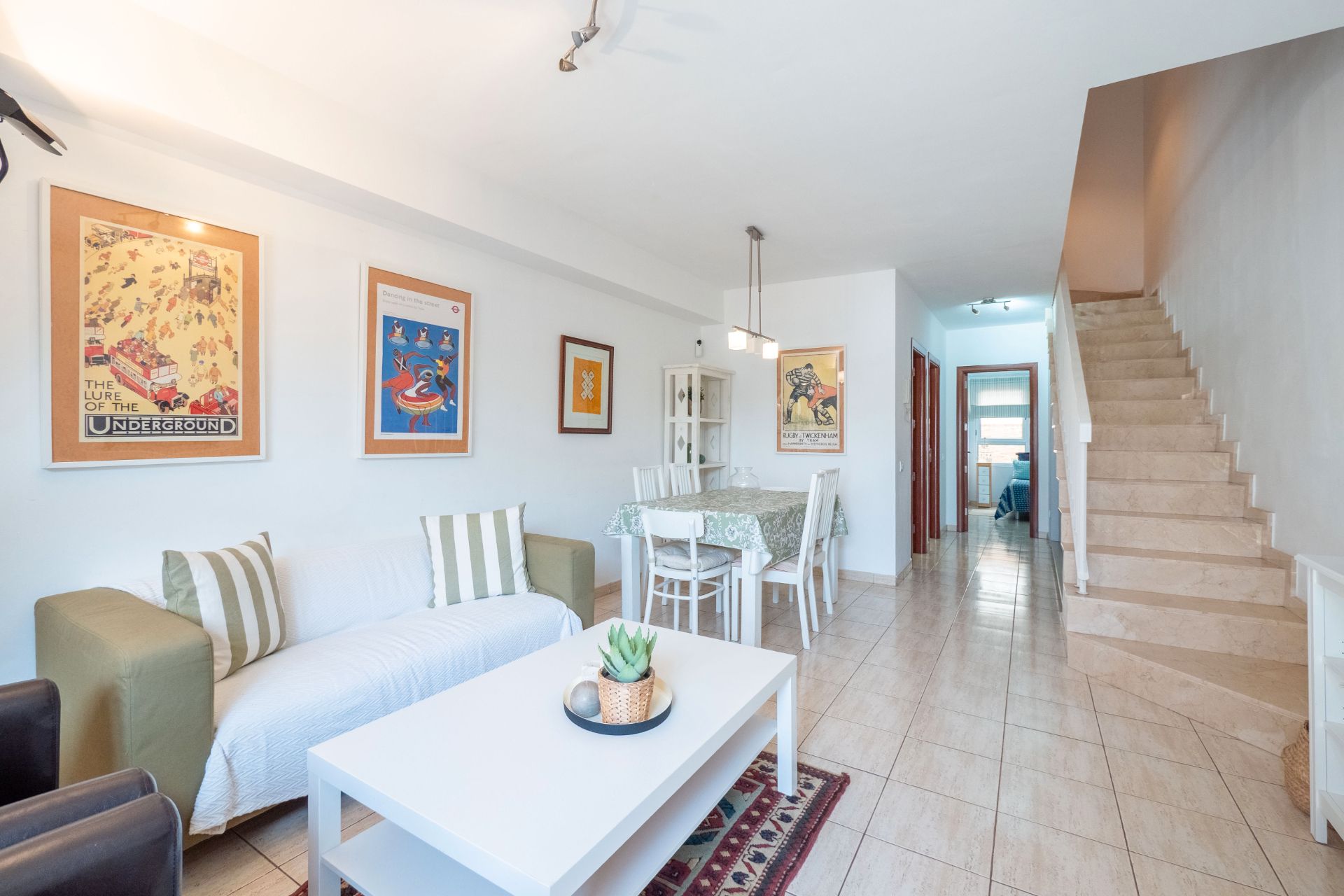 Living room of Duplex to rent in Ingenio  with Furnished