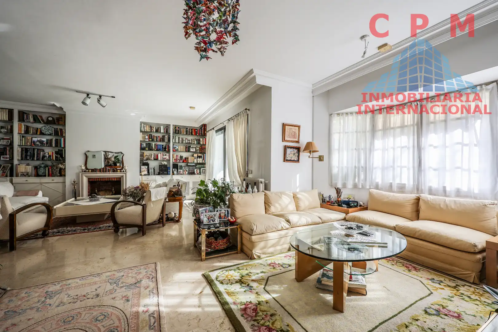 Sala de estar de Casa o chalet en venta en Madrid con Aire acondicionado, Calefacción y Parquet