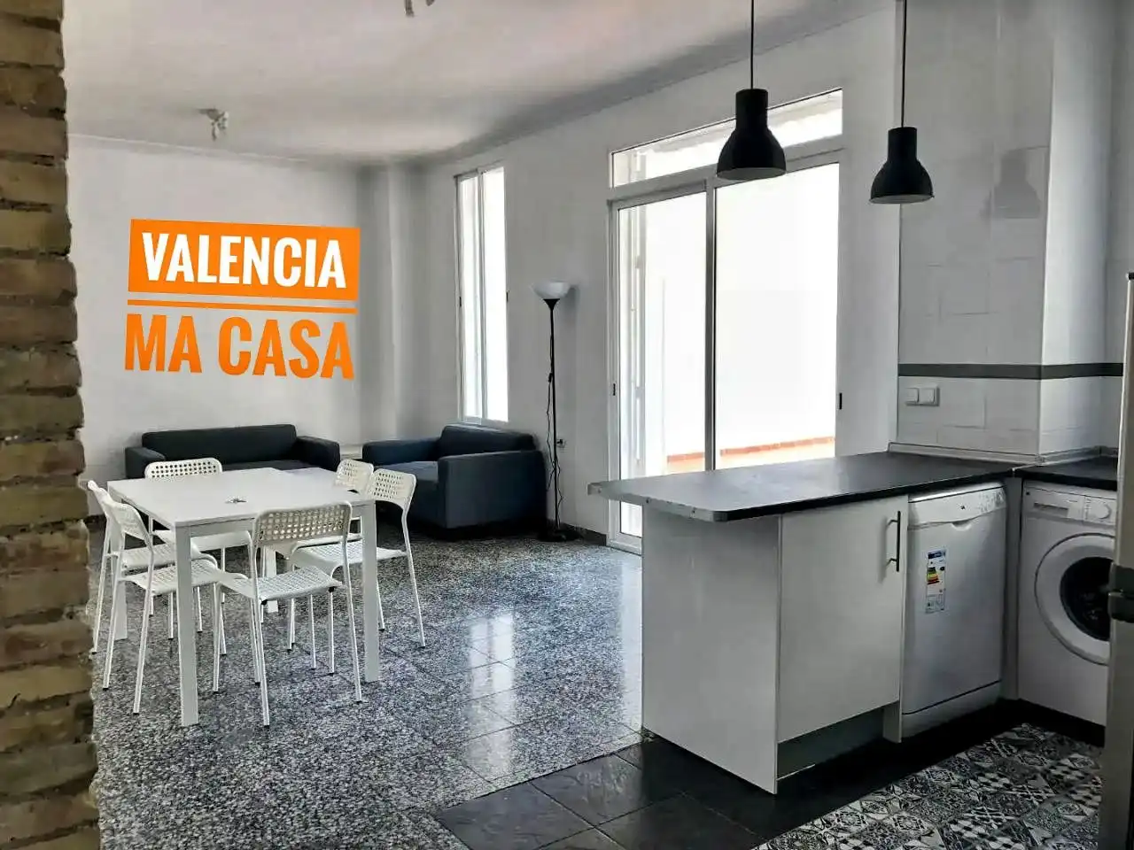 Cocina de Piso de alquiler en L'Eixample