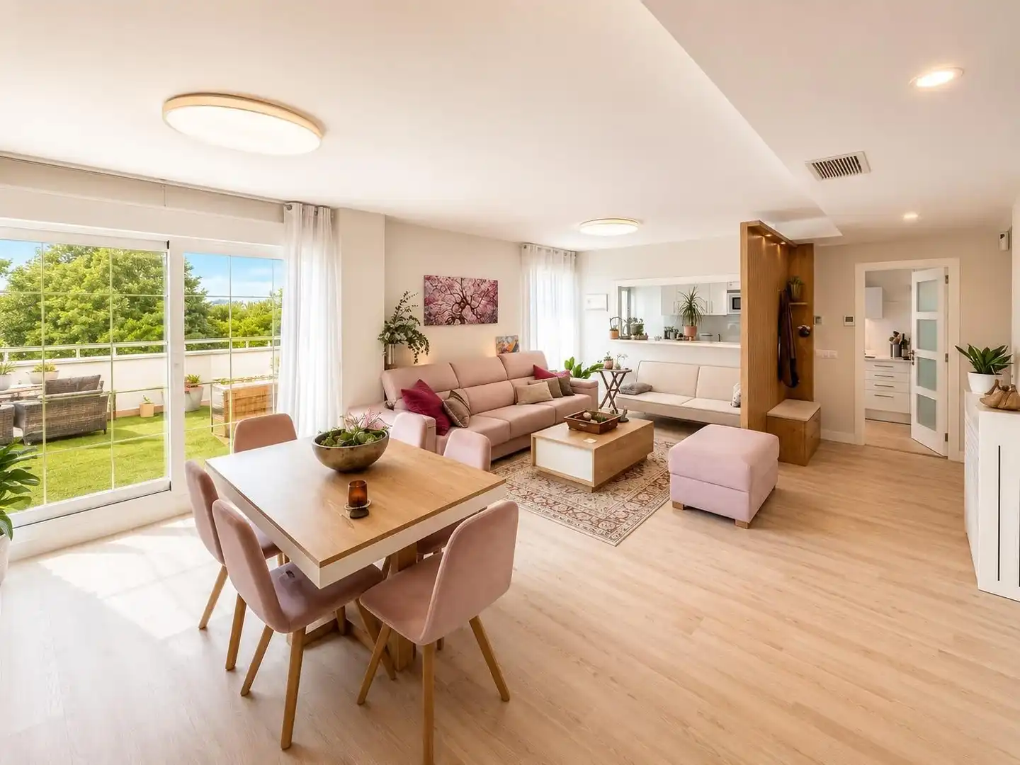 Wohnzimmer von Dachboden zum Verkauf in Illescas mit Klimaanlage, Heizung und Terrasse