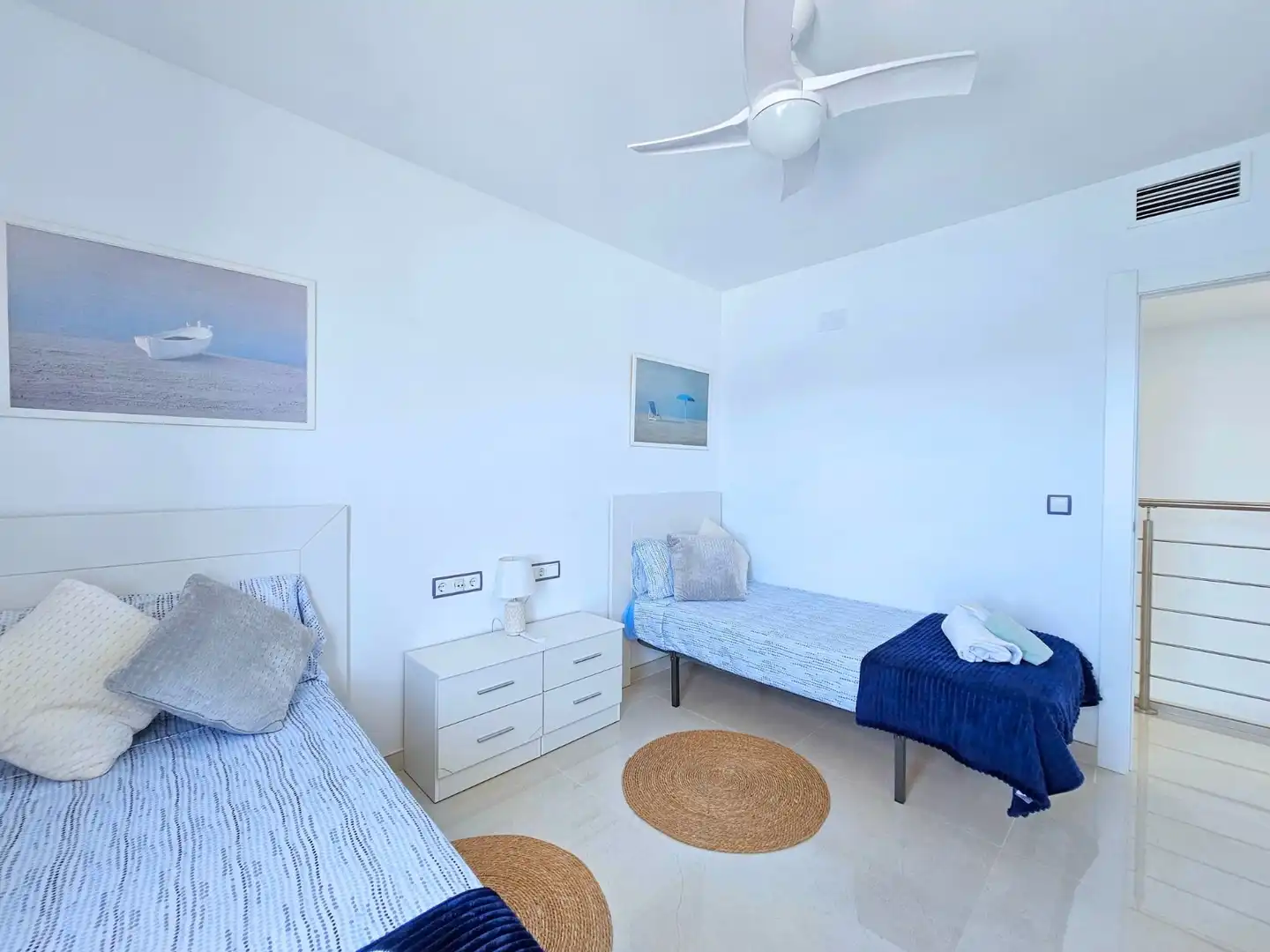 Bedroom of Ground floor for rent in La Manga del Mar Menor  with Air Conditioner, Heating and Terrace