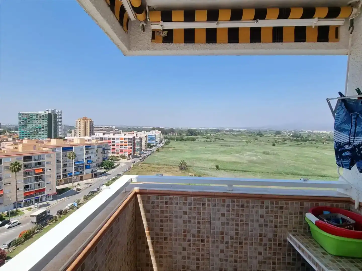 Terrassa de Apartament de lloguer en El Puig de Santa Maria amb Aire condicionat, Jardí privat i Terrassa