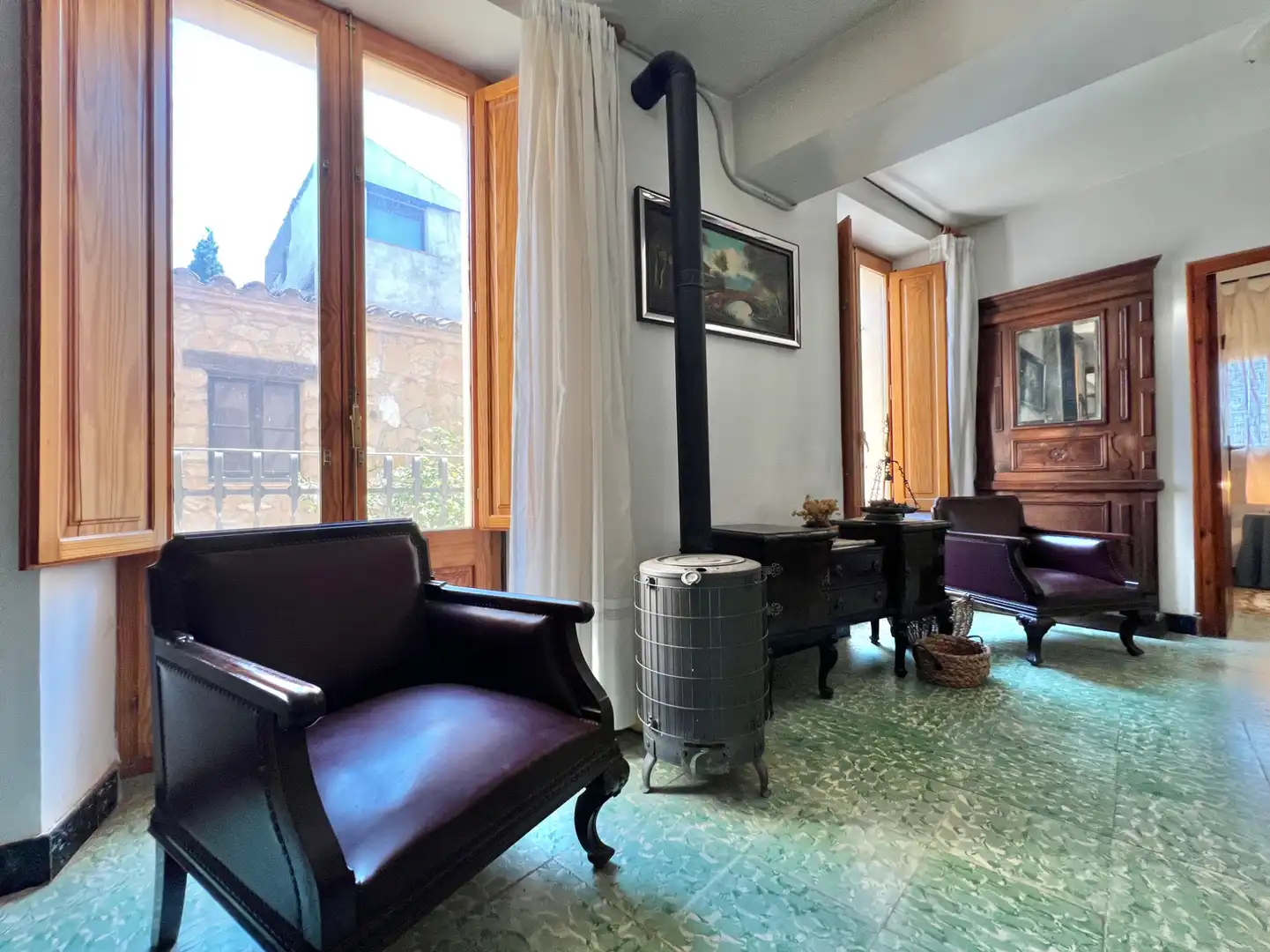 Sala d'estar de Finca rústica en venda en Cornudella de Montsant amb Calefacció, Jardí privat i Terrassa