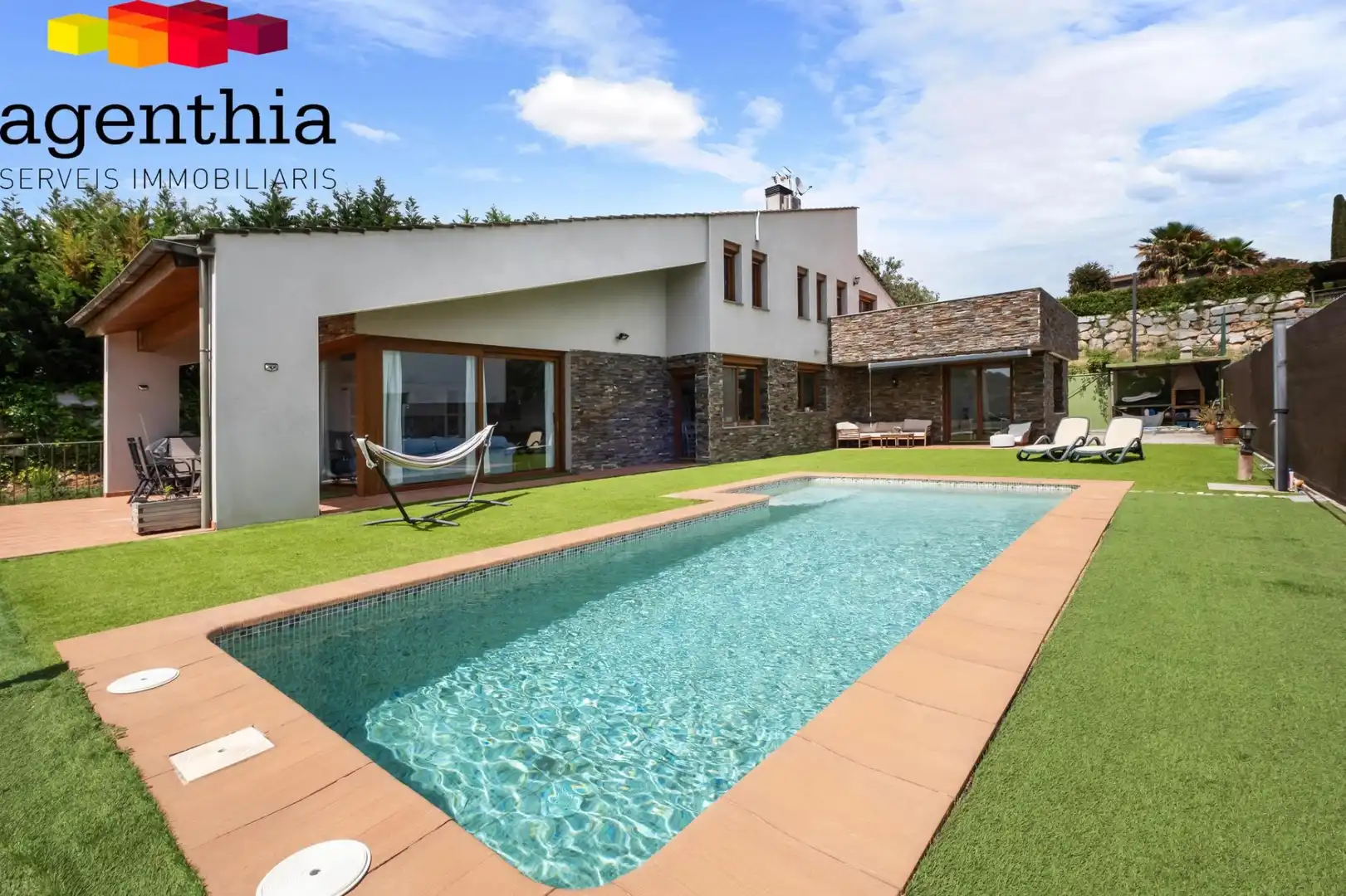 Jardín de Casa o chalet en venta en Cervià de Ter con Aire acondicionado, Calefacción y Terraza