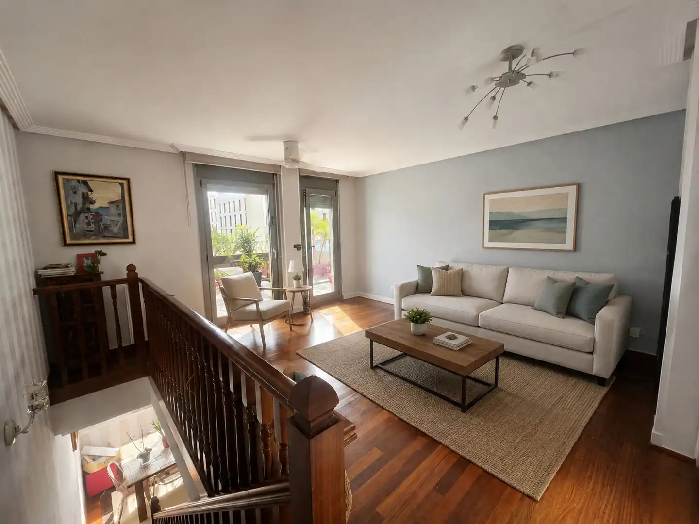 Sala de estar de Piso en venta en Urduliz con Calefacción, Terraza y Trastero