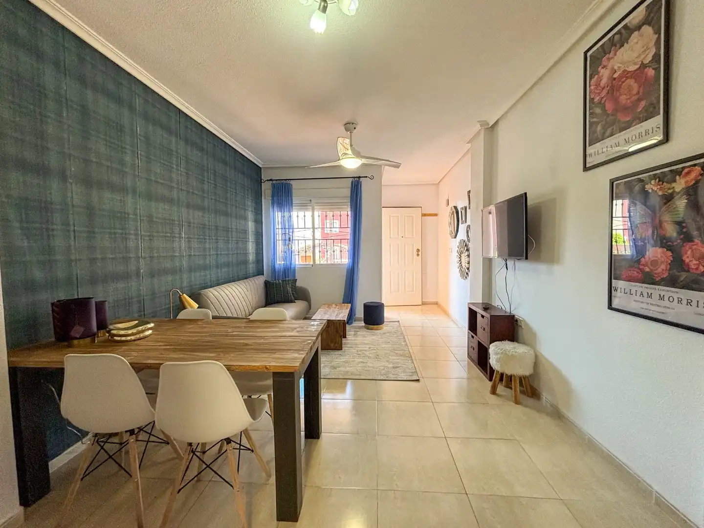 Sala d'estar de Pis de lloguer en Orihuela amb Aire condicionat, Calefacció i Terrassa