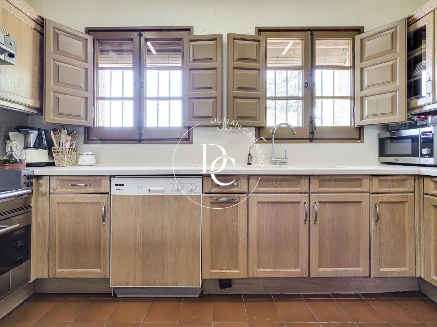 Cocina de Finca rústica en venta en Font-rubí con Calefacción, Jardín privado y Terraza