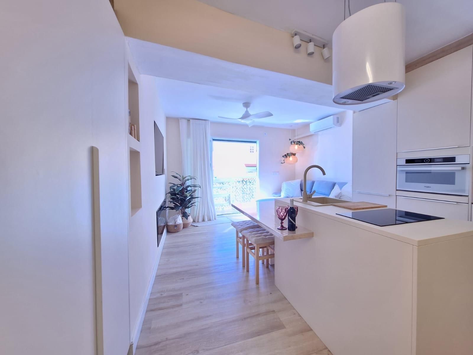 Cuina de Apartament en venda en Cullera amb Aire condicionat i Balcó