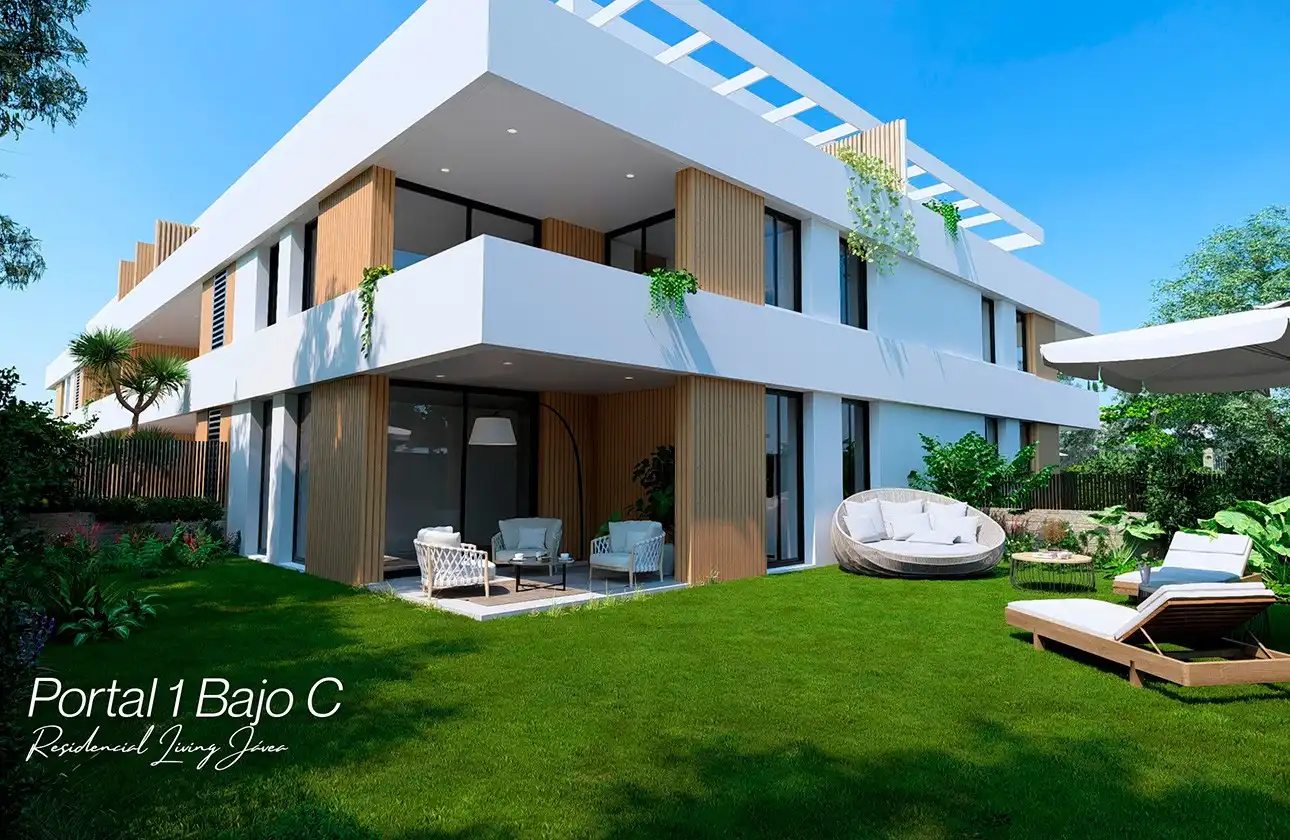 Exterior view of Apartments for sale in Jávea / Xàbia  with Air Conditioner, Heating and Private garden
