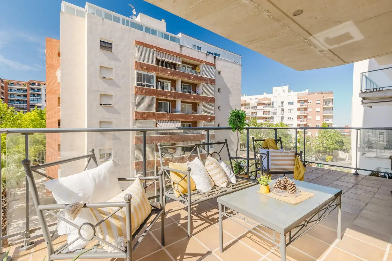 Terrace of Flat for sale in Paterna  with Air Conditioner, Private garden and Terrace