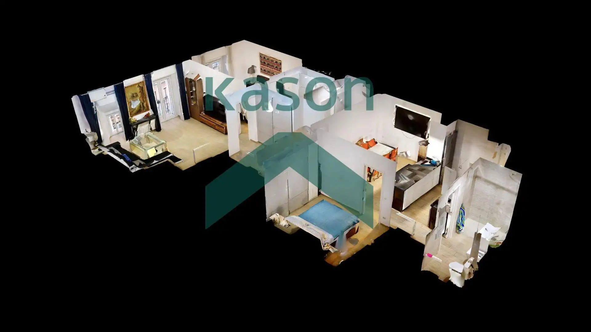 Bedroom of Flat for sale in Madrid  with Heating