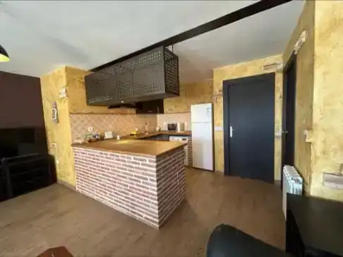 Kitchen of Flat for rent in Gavilanes  with Private garden, Swimming Pool and Furnished