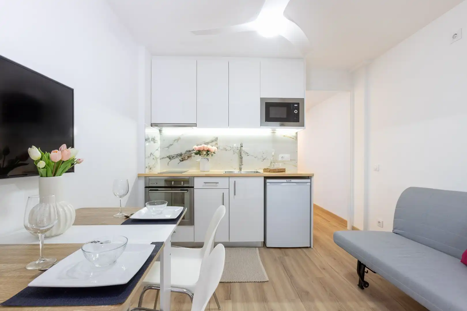 Cuina de Apartament en venda en Roses amb Terrassa