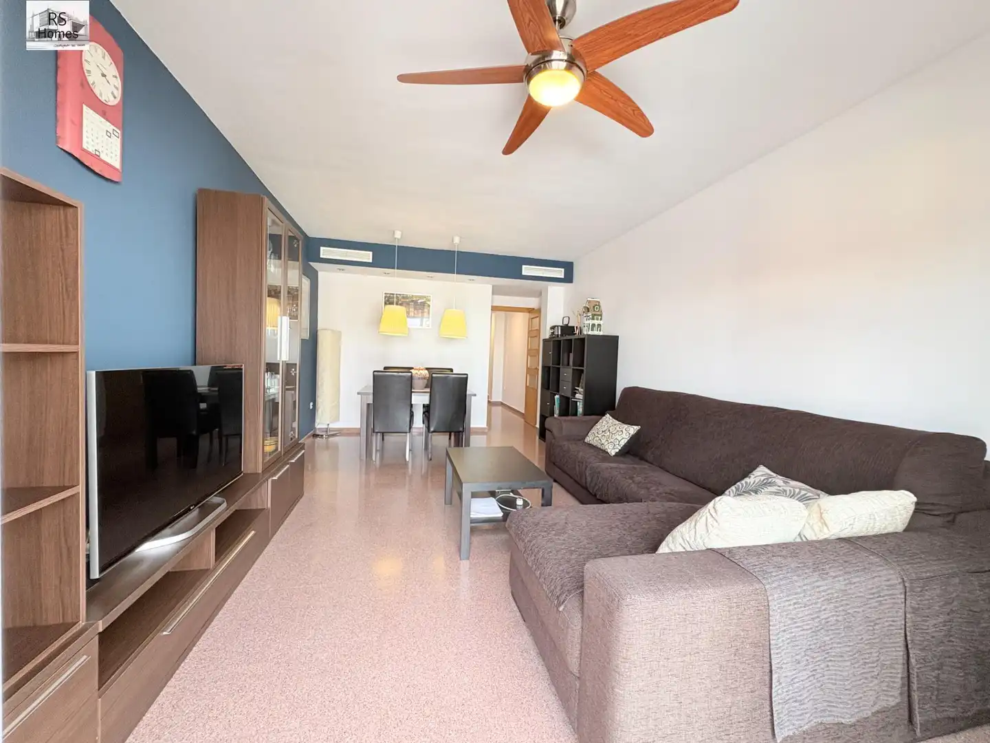 Living room of Flat for sale in Vilamarxant  with Air Conditioner, Heating and Storage room