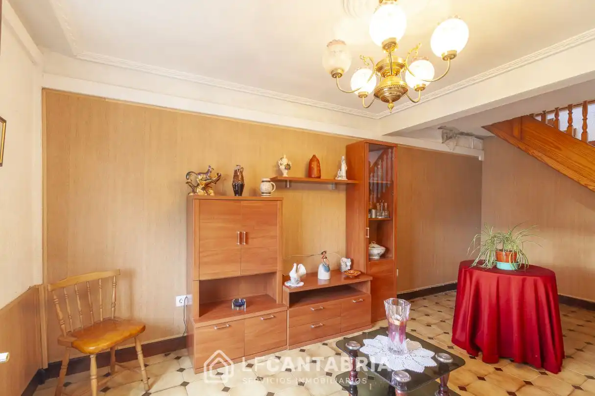 Living room of Houses for sale in Santander  with Heating, Private garden and Balcony