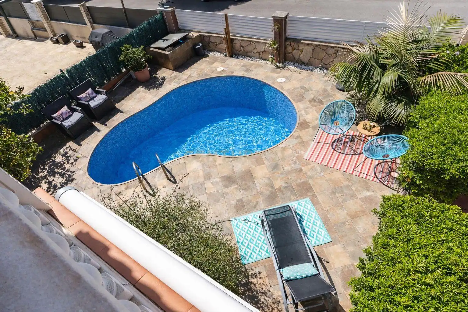 Piscina de Casa o xalet en venda en Cubelles amb Aire condicionat i Alarma