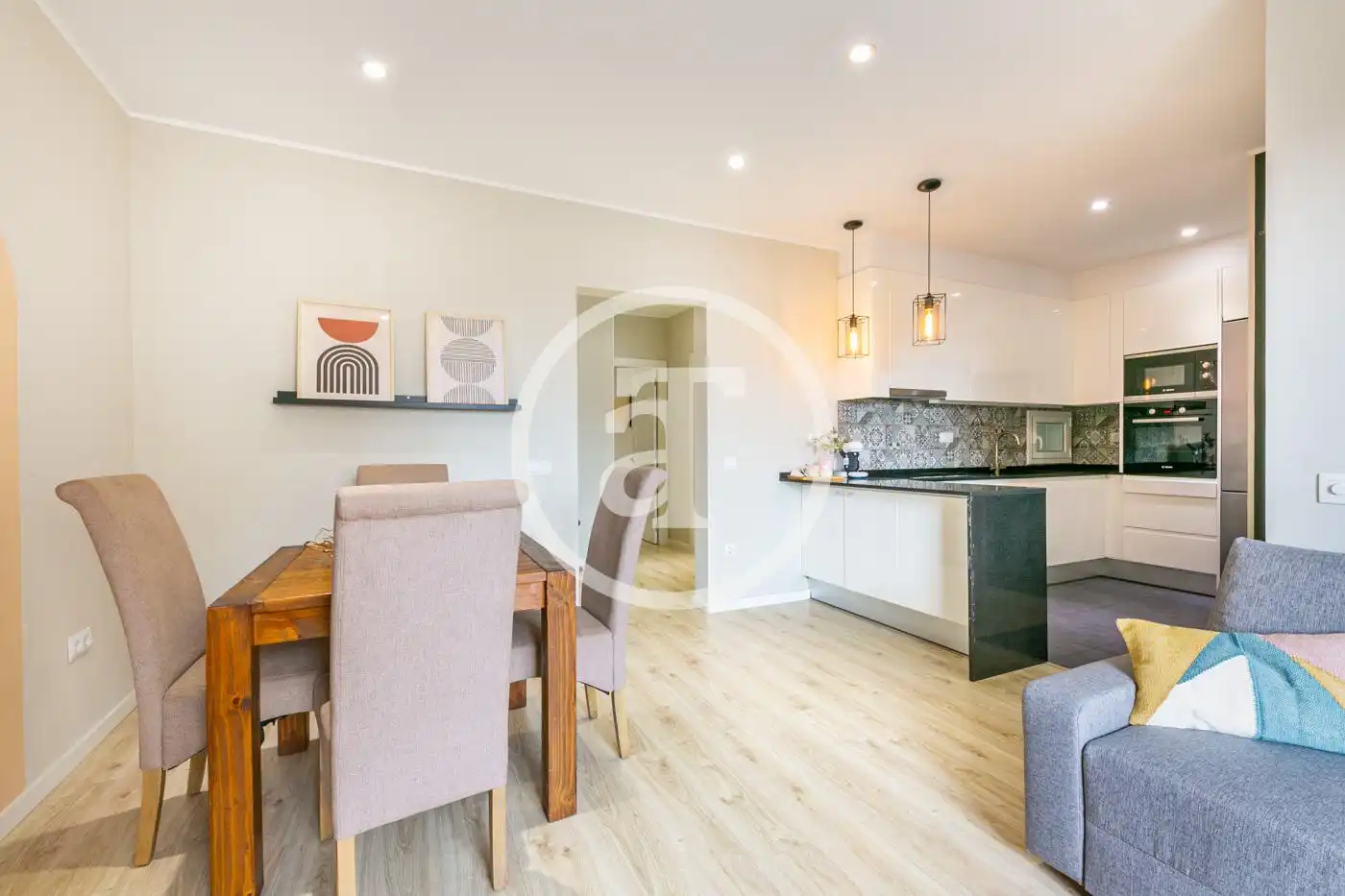 Esszimmer von Wohnung zur Miete in  Barcelona Capital mit Klimaanlage, Heizung und Möbliert