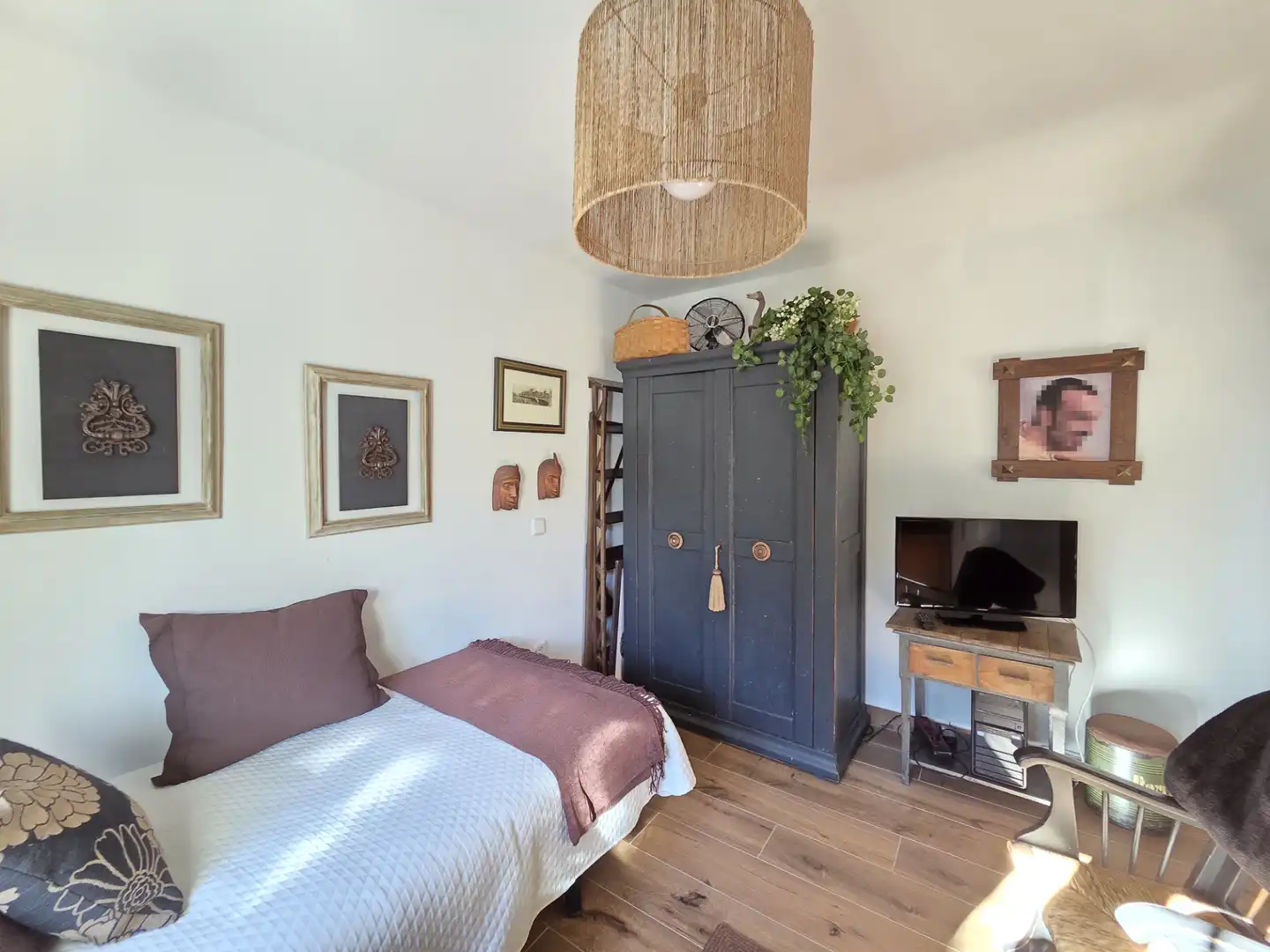 Habitación de Casa o chalet en venta en Santa María de la Alameda con Calefacción, Jardín privado y Amueblado